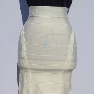 Women's BEBE Midi Bandage Solid Pencil Skirt